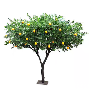 Venta caliente Artificial Orange Tree Fruit Tree Tomate Arbutus Pomelo Fruit Decoración interior Centro comercial Supermercado Paisaje Árbol - Product Image 5
