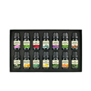 Set Regalo di Oli Essenziali Puri al 100% per Diffusore, Grado Cosmetico, Etichetta Privata, Aromaterapia, Olio Essenziale di Menta - Product Image 1