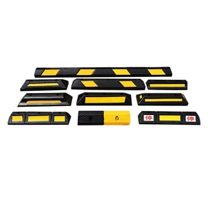 Barrière de roue <span class=keywords><strong>en</strong></span> caoutchouc pour stationnement de voiture, localisateur <span class=keywords><strong>en</strong></span> caoutchouc, protège-câble, bouchon de roue de stationnement - Product Image 2