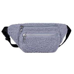 Personalizado Casual <span class=keywords><strong>oso</strong></span> <span class=keywords><strong>de</strong></span> peluche <span class=keywords><strong>de</strong></span> felpa bandolera <span class=keywords><strong>riñonera</strong></span> bolsa <span class=keywords><strong>de</strong></span> pecho Otoño/Invierno cierre <span class=keywords><strong>de</strong></span> cremallera moda para niñas señora estilo - Product Image 1