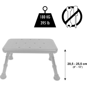 Adult Bath <b>Step</b> (up to 180 kg), <b>Kitchen</b> <b>Stool</b> <b>for</b> the Elderly PEPE P30014 - Product Image 3