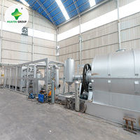 Usine de pyrolyse automatique de déchets solides de petite taille de 10 tonnes, fabrication avec certification ISO CE, machine de recyclage des pneus rentable