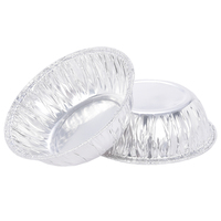Récipient pour aliments à emporter de 80ml Mini boîtes à tarte en papier d'aluminium Tasse à tarte aux œufs en aluminium Boîte en papier d'aluminium Plateau Tasse de cuisson jetable de qualité alimentaire
