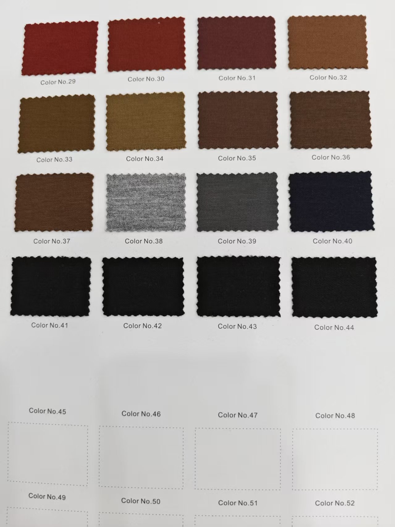 In-stock Colors
