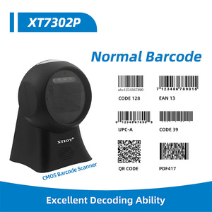 เครื่องอ่านบาร์โค้ด <span class=keywords><strong>QR</strong></span> สำหรับพีซีเครื่องอ่านบาร์โค้ดสำหรับแคชเชียร์และโต๊ะ XT7302P ซูเปอร์มาร์เก็ต - Product Image 3