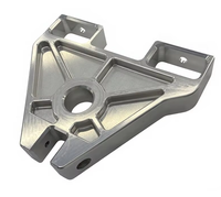OEM ODM Usinage CNC de haute précision en alliage d'aluminium, cadre de support triangulaire à finition brute usiné par électroérosion à fil, léger