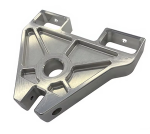 OEM ODM Usinage CNC de haute précision en alliage d'aluminium, cadre de support triangulaire, finition brute, léger, pour applications mécaniques - Product Image 1