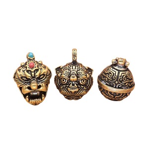 Ornamenti in Ottone per Danza del Leone, Campanelli per Animali Domestici, Portachiavi Stile Cinese, Piccolo Regalo - Product Image 3