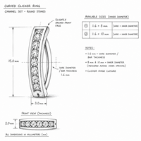 Pendientes de titanio G23 ASTM F136 para niños con circonita talla Asscher y engaste de garra en forma de hoja para cartílago, uso diario, a la moda