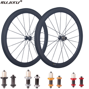 Ensemble de roues de vélo de route professionnel personnalisé en fibre de carbone 700C 50mm avec frein à patin - Product Image 5