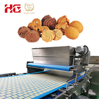 Nouvelle ligne de production entièrement automatisée de biscuits mous, biscuits durs, craquelins et biscuits sandwich pour boulangerie, biscuits à base de farine