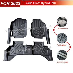 Tapis de protection de voiture sur mesure antidérapant en TPE toutes saisons 7D pour <span class=keywords><strong>Toyota</strong></span> <span class=keywords><strong>Yaris</strong></span> <span class=keywords><strong>Cross</strong></span> Hybrid 2023-2025 - Product Image 5