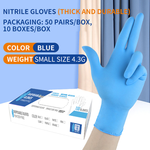 Guantes Industriales <span class=keywords><strong>de</strong></span> Nitrilo Negros, Resistentes a Químicos, a Prueba <span class=keywords><strong>de</strong></span> Aceite, para Trabajo Mecánico - Product Image 4
