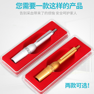 Gold Bloodletting Pen 4 5 Needle Manual Control For <b>Cupping</b> Therapy - Product Image 4
