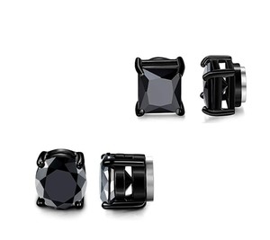Nouveauté Boucles <span class=keywords><strong>d</strong></span>'oreilles magnétiques Boucles <span class=keywords><strong>d</strong></span>'oreilles sans perçage pour hommes Aimant - Product Image 2