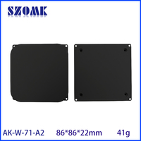 Caja de Plástico para Montaje en Pared de 86*86*22 mm, Caja de Plástico para Montaje de PCB