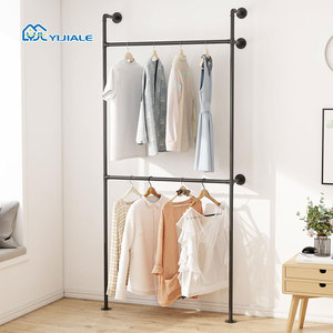 YIJIALE Metal Wardrobe <strong>Closet</strong> Cabinet Portable Wardrobe Foldable <strong>Closet</strong> for Clothes - Product Image 1
