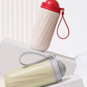 Custom Logo 300ML Stainless Steel Thermos <b>Coffee</b> Mug Pressure Reducing Ball Flavored Water <b>Bottle</b> for Camping - Product Image 2
