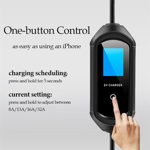 Портативная зарядная станция DIBOEV <span class=keywords><strong>Level</strong></span> 2 32A, тип 2, кабель для зарядки электромобилей, 16 А, 240 В, тип 2, с разъемом Schuko - Product Image 6