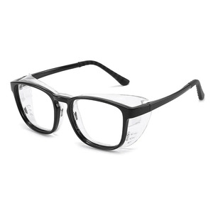 แว่นตานิรภัยป้องกันแสงสีฟ้า ป้องกันฝ้า รุ่นใหม่ LMA  พร้อมโลโก้สั่งทำ กรอบ TR90 กันลม  พร้อมแผ่นปิดด้านข้างแบบถอดได้ - Product Image 1