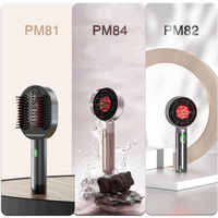 Balle de massage facial EMS à lumière rouge étanche IPX7, avec colonne de guidage de liquide et anneau concentrant l'énergie, pour appliquer le liquide en massant, 3 couleurs