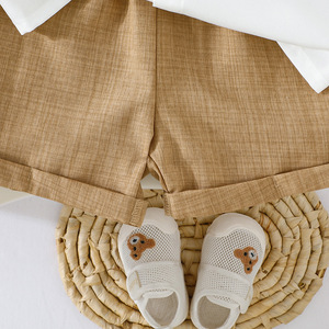 PSJ-NPF Nouveauté Été Ensemble Vêtements Bébé Garçon 1 à 3 Ans Chemise + Short pour Enfants - Product Image 5