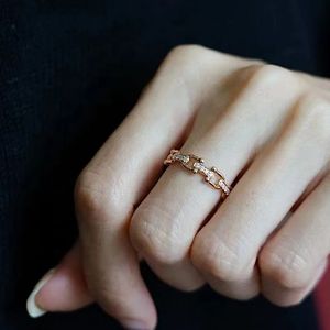 Bague fer à cheval en or véritable 18 carats Xinfly avec diamant naturel 0,11 ct, bijoux fins au design unique de fer à cheval - Product Image 4