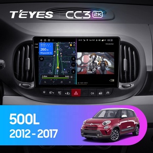 TEYES CC3 2K Lettore DVD per Auto per <span class=keywords><strong>Fiat</strong></span> 500L 2012 - 2017, Radio Auto 1 Din da 10,2 Pollici con Telecamera Posteriore - Product Image 5