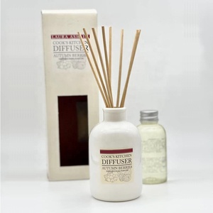 Diffuseur de parfum d'intérieur de luxe, flacon rond en verre blanc, diffuseur à bâtonnets, 120 ml, diffuseur à bâtonnets <span class=keywords><strong>Eyfel</strong></span> - Product Image 2