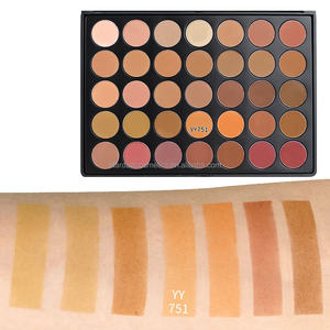 ألوان مستديرة ألوان صيني-ألوان مستديرة-لوحة ظلال عيون تصنعها بنفسك بدون علامة تجارية لوحة ظلال عيون - Product Image 3