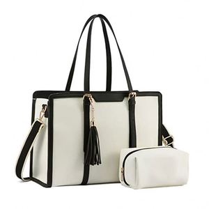 Bolsos de Hombro Escolares de Moda al por Mayor, Bolsos de Mano para Trabajo, Negocios y Viajes, Bolsos para Portátil de 15.6 y 17 Pulgadas, Maletín para Mujer, Juego de 2 Bolsos - Product Image 2