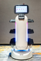 Robot intelligent humanoïde pour la livraison de nourriture, service de restauration, hôtel, serveur, livraison de repas, robot serveur à vendre