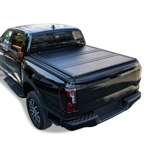 Factory Wholesale Waterproof Aluminum Hard Tri-Fold Tonneau Cover Pickup Bed Cover for <strong>Ford</strong> <strong>Ranger</strong> T6 T7 T8 T9 <strong>Raptor</strong> 4x4 - Product Image 2