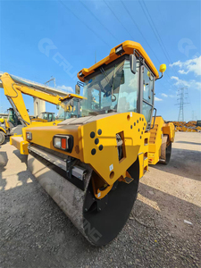 Rouleau vibratoire tandem à double tambour XD123, vitesse nominale 2300 tr/min, compacteur de sol pour travaux routiers - Product Image 2