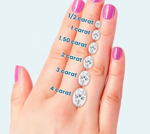 Gia IGI chứng nhận cvd hpht Lab Grown tạo ra Kim Cương 14k 18K vàng rắn vàng trắng Nhẫn đính hôn trang sức cho phụ nữ - Product Image 4