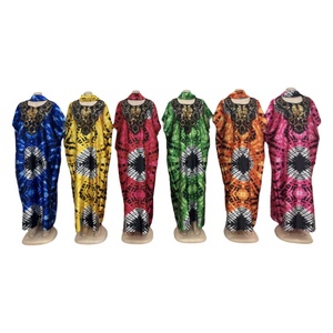 Abito stampato in stile musulmano africano di nuova moda Casual Casual Plus Size temperamento - Product Image 3