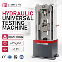 Máquina de Ensayo Universal Electrohidráulica WAW-600C Servo UTM 500kN con Control por Computadora para Materiales Metálicos