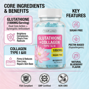 Oem פרטי תווית ללא סוכר מוצרי טיפוח העור קולגן gummies טבעוניות טעם טוב למבוגרים - Product Image 3
