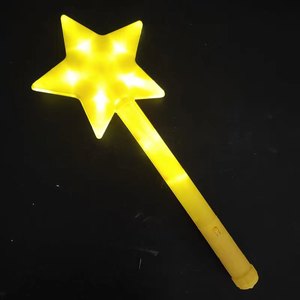 2024 nhấp nháy ánh Sáng Cây Đũa Phép <span class=keywords><strong>LED</strong></span> thắp sáng đầy màu sắc Ngôi Sao Cổ Tích dính lễ hội âm nhạc tiệc dạ quang Ngôi Sao Cổ tích Ánh sáng - Product Image 5