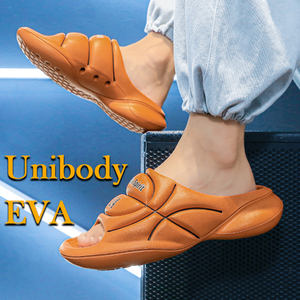 Pantuflas EVA de Alta Resiliencia para Hombre, Amortiguación Responsiva, Suela Antideslizante, para Casa, Taller, Oficina, Tallas 36-47 EU, Ligeras - Product Image 3