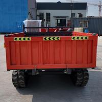 Mini-dumper tout-terrain sur chenilles en caoutchouc pour l'exploitation minière, avec certification CE, direct usine
