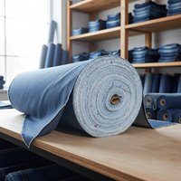 Tela vaquera ligera de algodón, poliéster y elastano al por mayor de fábrica, 100% algodón para jeans, técnica tejida
