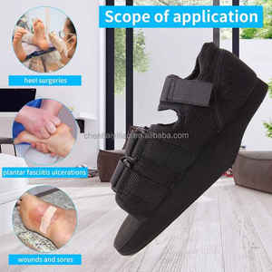 Sapatos Ortopédicos Pós-Operatórios Leves com Suporte para os Pés e Cunha de Calcanhar Ajustável para Alívio e Cicatrização de Úlceras no Calcanhar - Product Image 2