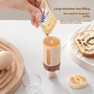 Metering Salt Shaker Push Type Salt Dispenser Salt Tank Sugar Bottle Shaker Canister Quantitative Salt Shaker Moisture-proof - Product Image 5
