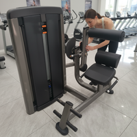 Machine de musculation pour l'extension dorsale avec sélection de charge par broche