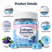 Gummies multi-types I-II-III-V-X à l'ashwagandha, glucides, antioxydants, soutien immunitaire, éclaircissement de la peau, traitement des rides, pour adultes