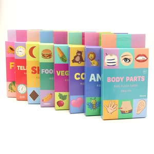 Infant Enlightenment Early Education English Words Cognitive Color Visual Teaching AIDS Flash Cards
