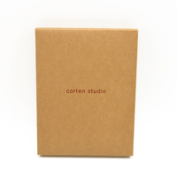 Boîte d'emballage en carton kraft recyclé imprimé sur mesure, auto-adhésive, format A4, pour documents, livres, emballages, envois postaux
