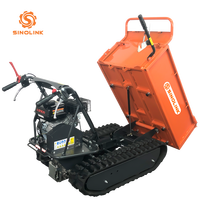 Mini-dumper SINOLINK 278 kg homologué CE avec moteur, transport sur chenilles, fonctionnement et capacité de charge faciles
