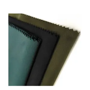 50% elastomultiester 50% poliestere rotto twill tessuto giacca a vento materiale